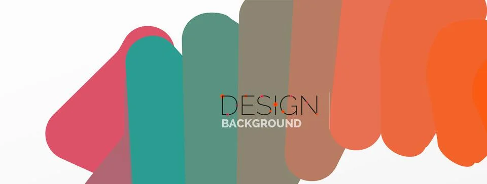 Background, creative geometric shapes composition with gradient effect Stock Illustration
