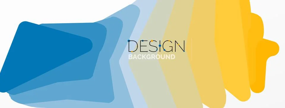 Background, creative geometric shapes composition with gradient effect Stock Illustration
