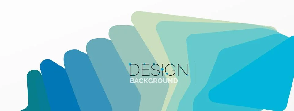 Background, creative geometric shapes composition with gradient effect Stock Illustration