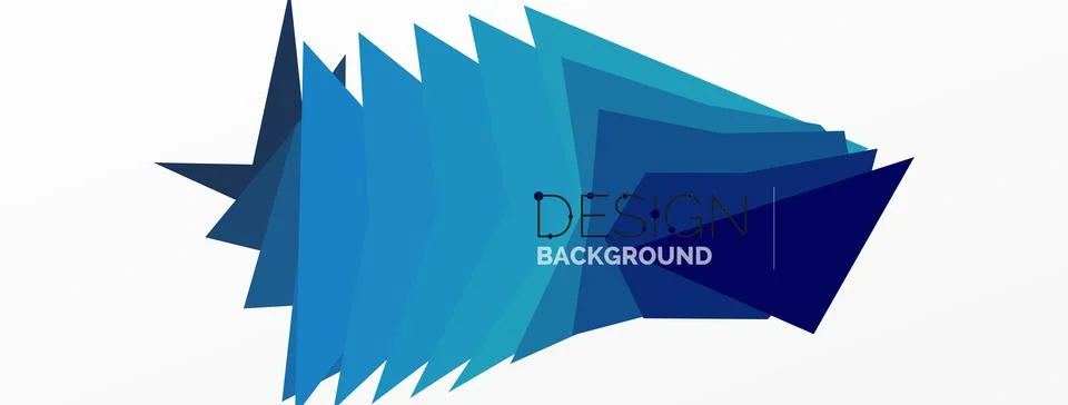 Background, creative geometric shapes composition with gradient effect Stock Illustration