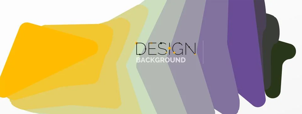 Background, creative geometric shapes composition with gradient effect Stock Illustration