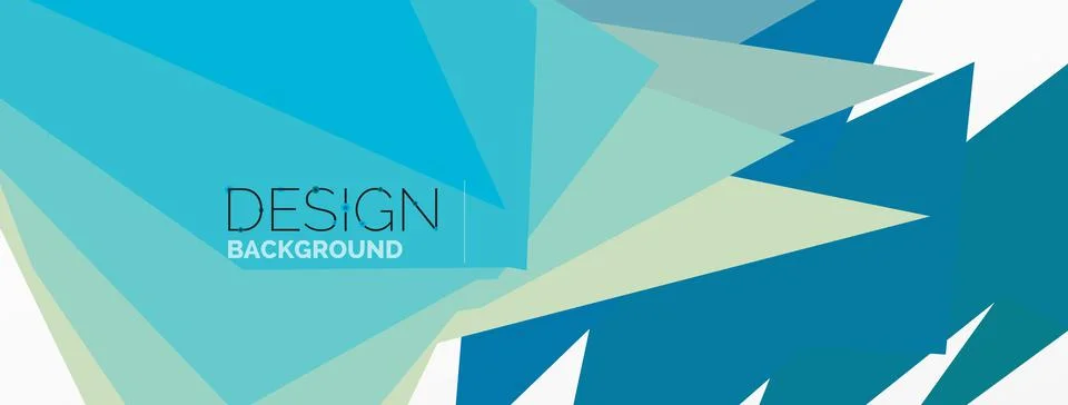 Background, creative geometric shapes composition with gradient effect Stock Illustration