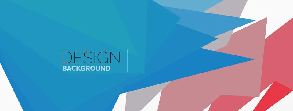 Background, creative geometric shapes composition with gradient effect Stock Illustration