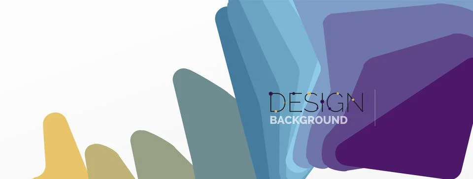 Background, creative geometric shapes composition with gradient effect Stock Illustration