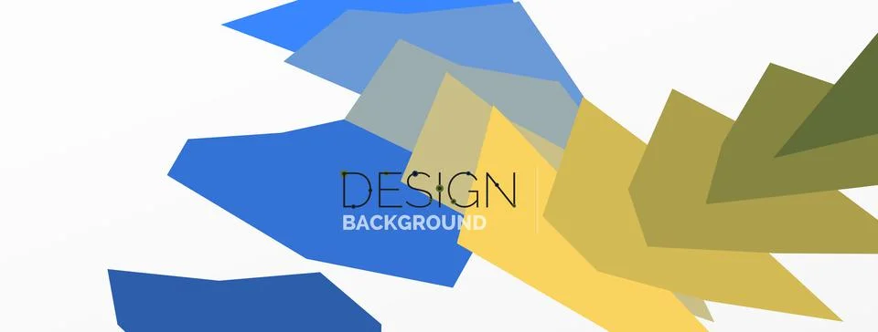 Background, creative geometric shapes composition with gradient effect Stock Illustration