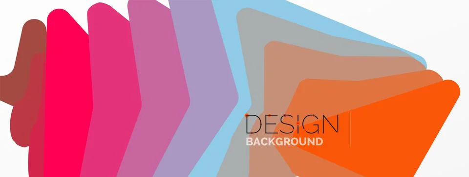 Background, creative geometric shapes composition with gradient effect Ilustración de archivo
