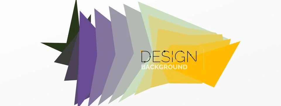 Background, creative geometric shapes composition with gradient effect Ilustración de archivo