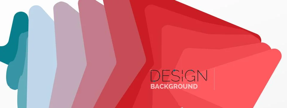 Background, creative geometric shapes composition with gradient effect Stock Illustration