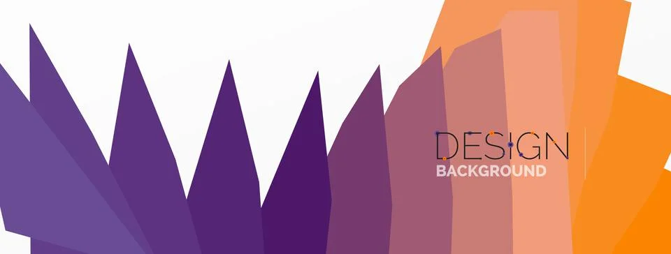Background, creative geometric shapes composition with gradient effect Stock Illustration
