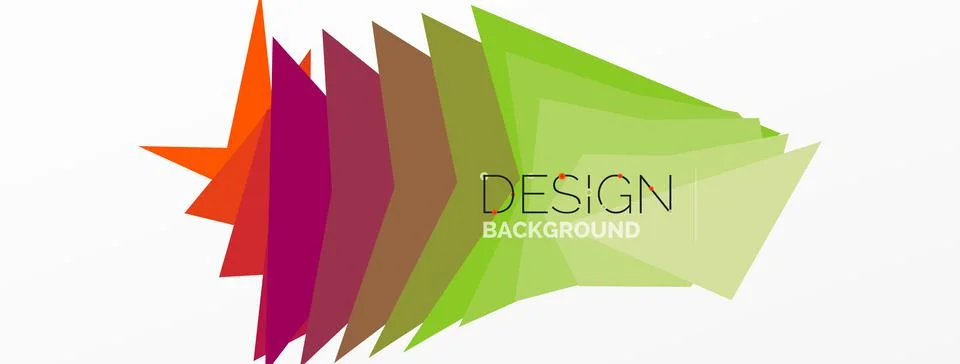 Background, creative geometric shapes composition with gradient effect Stock Illustration