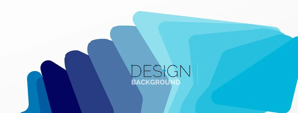 Background, creative geometric shapes composition with gradient effect Stock Illustration