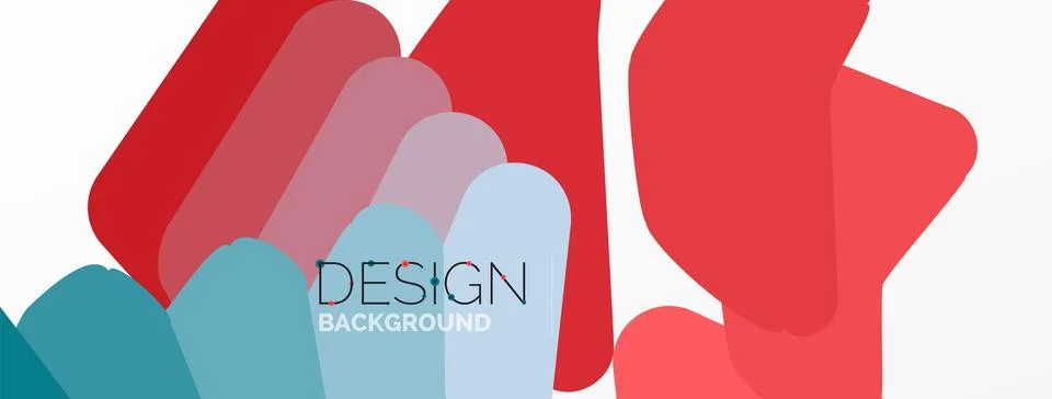 Background, creative geometric shapes composition with gradient effect Stock Illustration