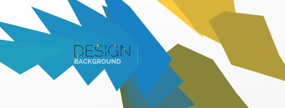 Background, creative geometric shapes composition with gradient effect Stock Illustration