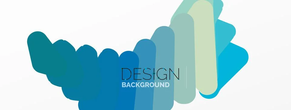 Background, creative geometric shapes composition with gradient effect Stock Illustration