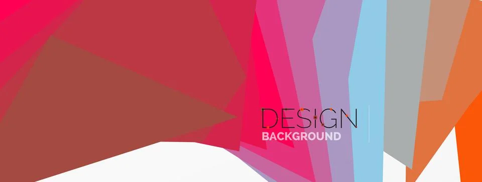 Background, creative geometric shapes composition with gradient effect Stock Illustration
