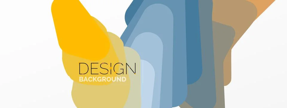 Background, creative geometric shapes composition with gradient effect Stock Illustration