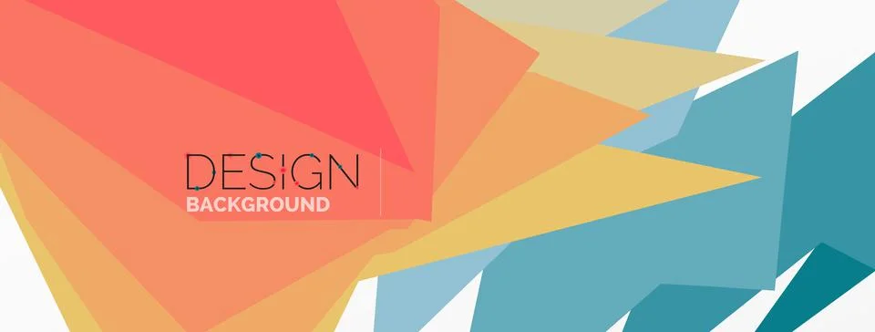 Background, creative geometric shapes composition with gradient effect 스톡 일러스트