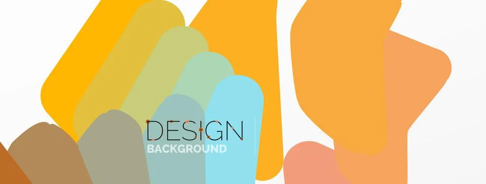 Background, creative geometric shapes composition with gradient effect Stock Illustration