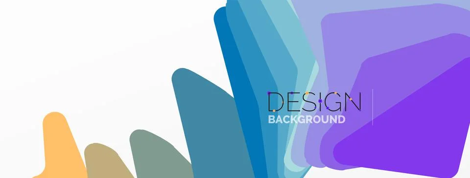 Background, creative geometric shapes composition with gradient effect Stock Illustration