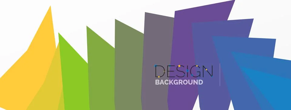 Background, creative geometric shapes composition with gradient effect Stock Illustration