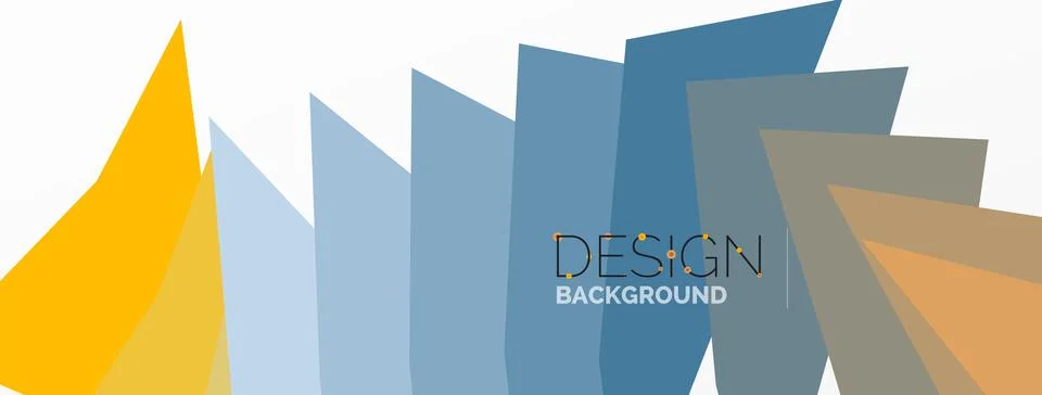 Background, creative geometric shapes composition with gradient effect Stock Illustration