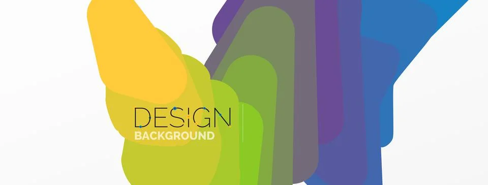 Background, creative geometric shapes composition with gradient effect Stock Illustration