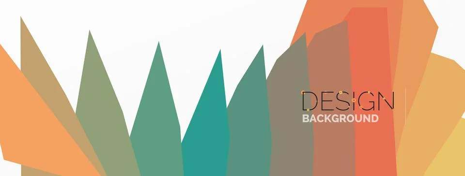 Background, creative geometric shapes composition with gradient effect Stock Illustration