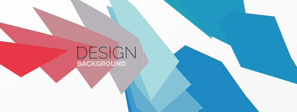 Background, creative geometric shapes composition with gradient effect Stock Illustration