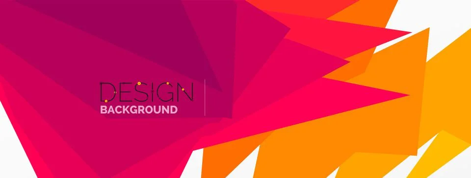 Background, creative geometric shapes composition with gradient effect Stock Illustration