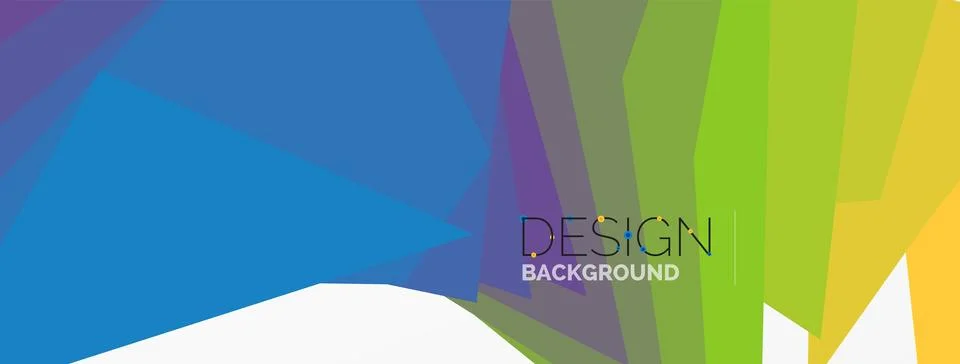 Background, creative geometric shapes composition with gradient effect Stock Illustration
