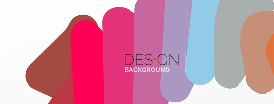 Background, creative geometric shapes composition with gradient effect Stock Illustration