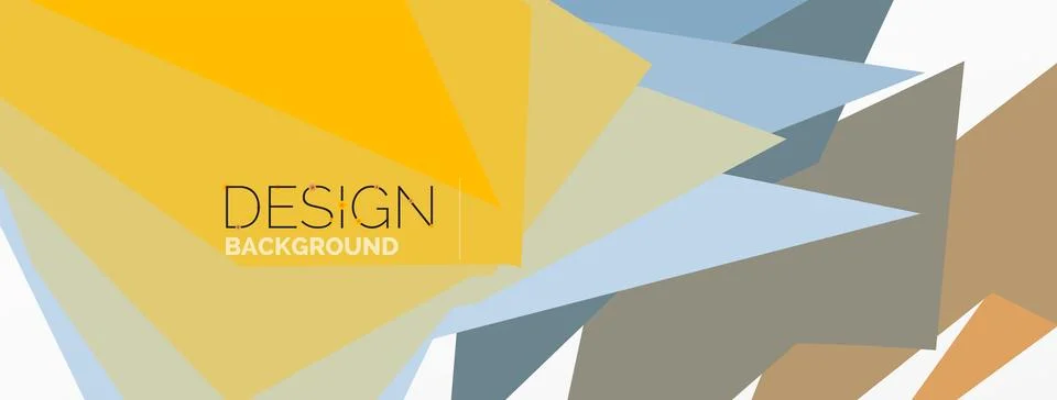Background, creative geometric shapes composition with gradient effect Stock Illustration