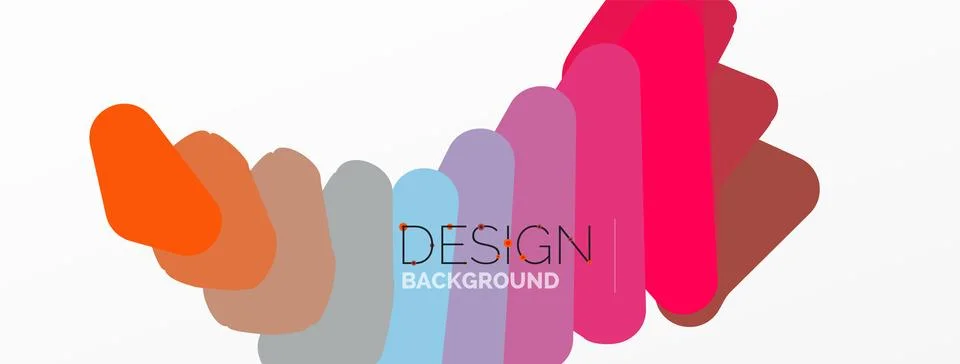 Background, creative geometric shapes composition with gradient effect Stock Illustration