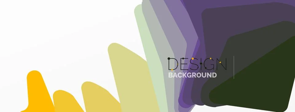 Background, creative geometric shapes composition with gradient effect Stock Illustration