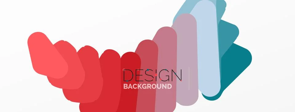 Background, creative geometric shapes composition with gradient effect Illustrazione stock