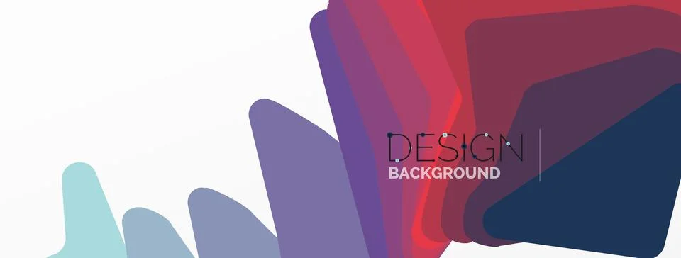 Background, creative geometric shapes composition with gradient effect Stock Illustration