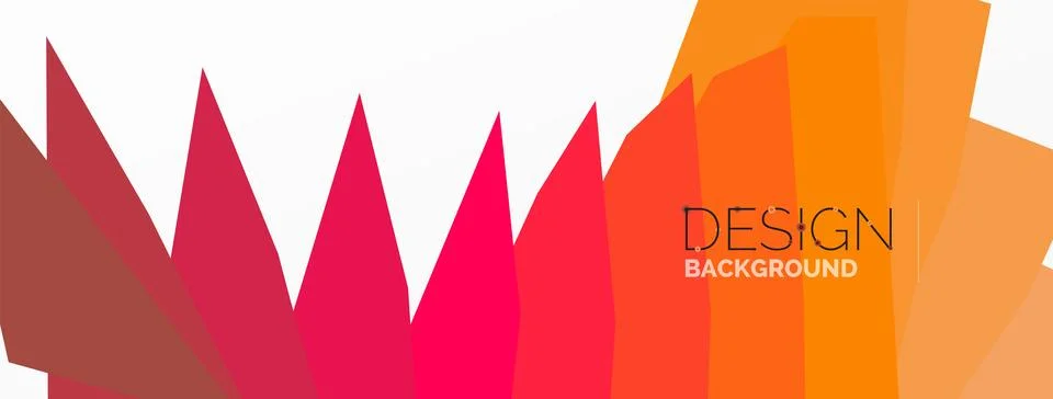 Background, creative geometric shapes composition with gradient effect Ilustración de archivo