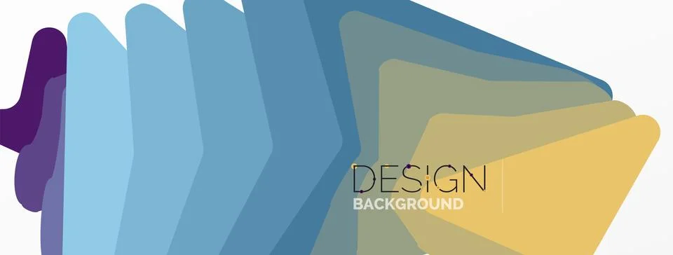Background, creative geometric shapes composition with gradient effect Stock Illustration