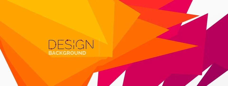 Background, creative geometric shapes composition with gradient effect Stock Illustration