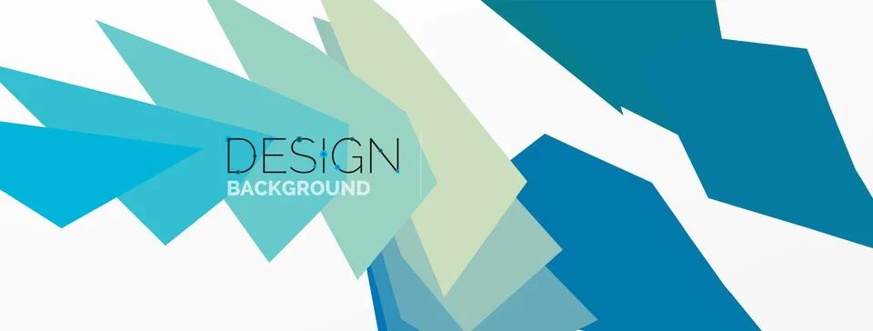 Background, creative geometric shapes composition with gradient effect Stock Illustration