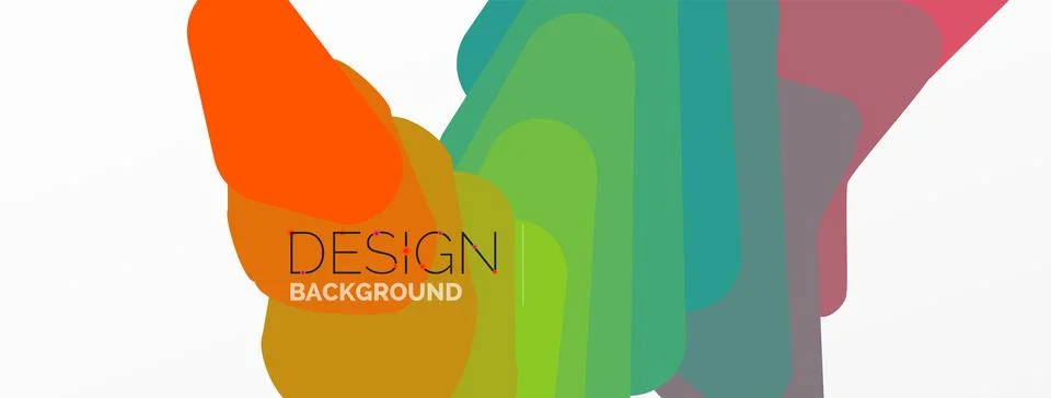 Background, creative geometric shapes composition with gradient effect Stock Illustration