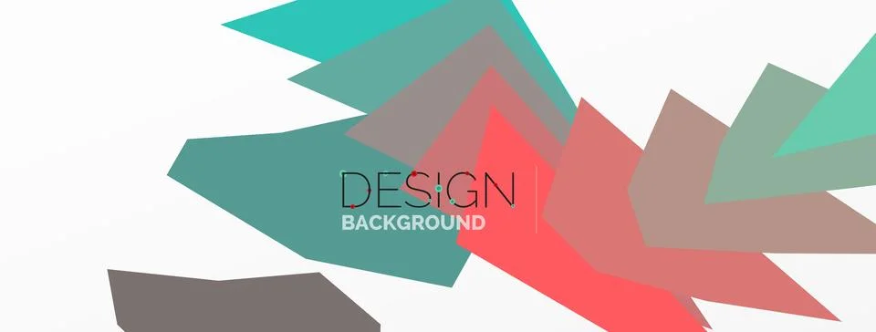 Background, creative geometric shapes composition with gradient effect Stock Illustration