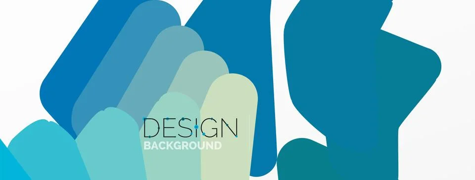 Background, creative geometric shapes composition with gradient effect Stock Illustration