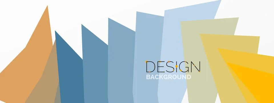 Background, creative geometric shapes composition with gradient effect Stock Illustration