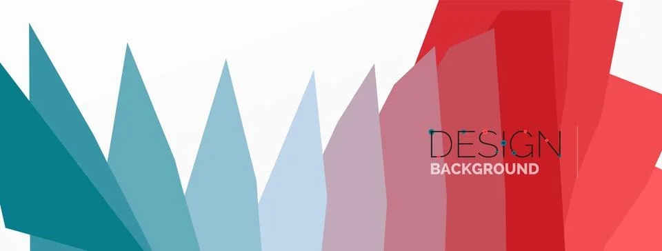 Background, creative geometric shapes composition with gradient effect Stock Illustration
