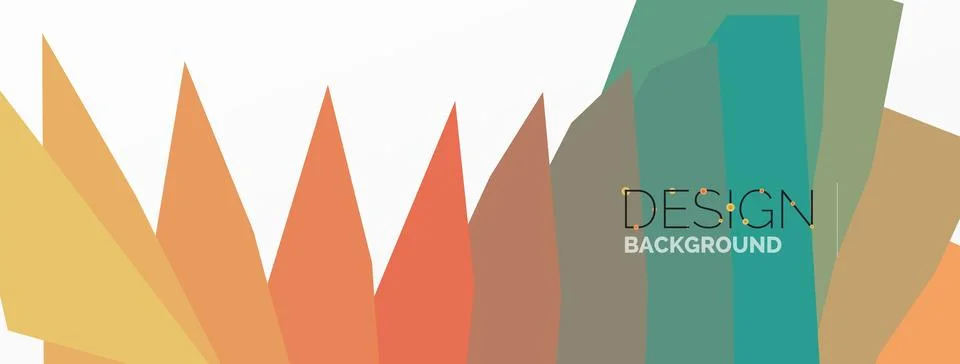 Background, creative geometric shapes composition with gradient effect Stock Illustration