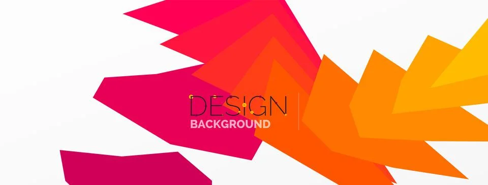 Background, creative geometric shapes composition with gradient effect Stock Illustration