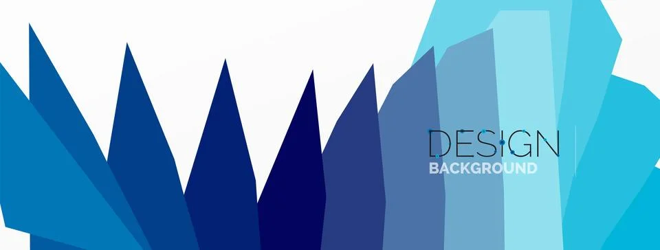 Background, creative geometric shapes composition with gradient effect Stock Illustration