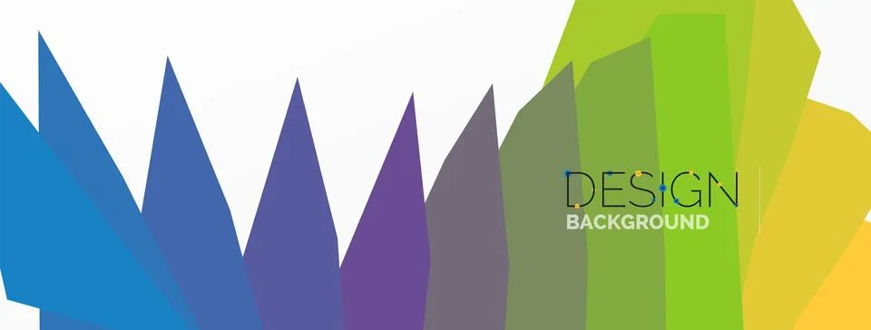 Background, creative geometric shapes composition with gradient effect 스톡 일러스트