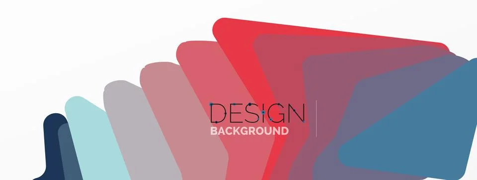 Background, creative geometric shapes composition with gradient effect Stock Illustration